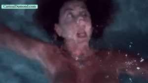 xsiteability.com - Carissa blows bubbles, talks, and sings underwater while topless! thumbnail